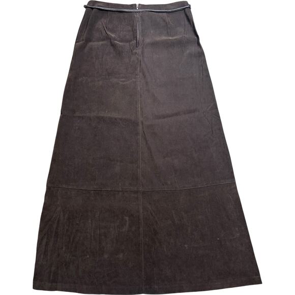 Reference Vintage Y2K Brown Panel Maxi Skirt - Picture 2 of 5